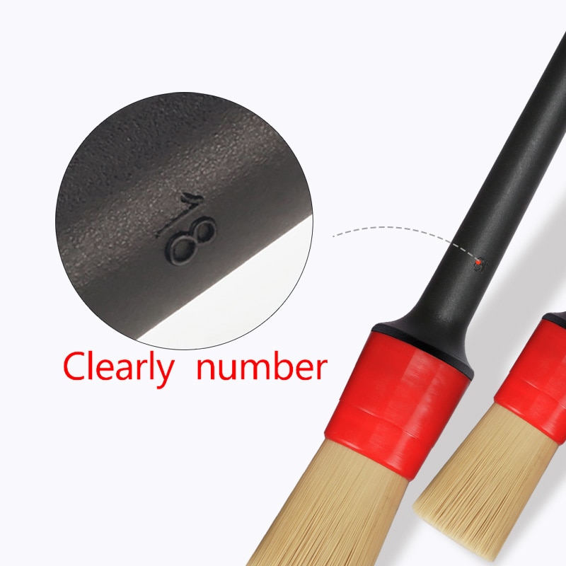 Cepillo de detalles de coche, 5 piezas, cepillo de lavado para Interior, cepillos de limpieza, llantas de huecos de rueda, embellecedor de ventilación de aire del salpicadero