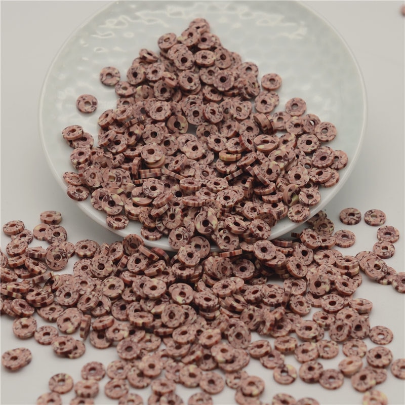 100g/lot Polymer Donut/Hollow circle Clay Fimo Sprinkles Lovely confetti for Crafts Making, DIY Confetti