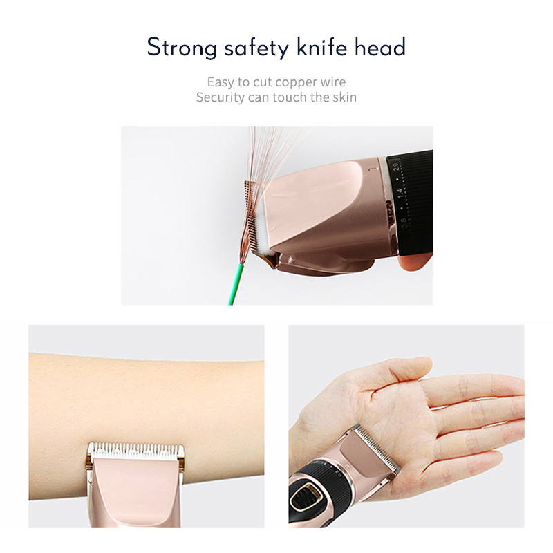 Cortadora de pelo de carga rápida para hombres, recortadora eléctrica de torneado fino, herramientas profesionales de barbería 2 horas con máquina de corte de pelo 40D