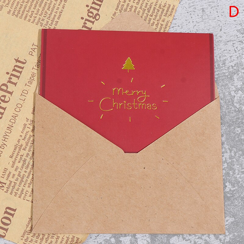 Carte Vintage de noël, carte de vœux, réveillon de noël, nouvel an, fête annuelle: D