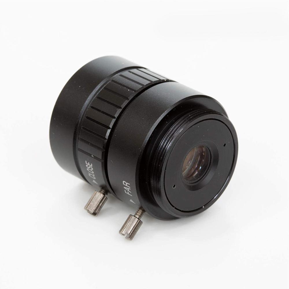 CS-Mount Lens for Raspberry Pi HQ Camera, 8mm Focal Length with Manual Focus and Adjustable Aperture
