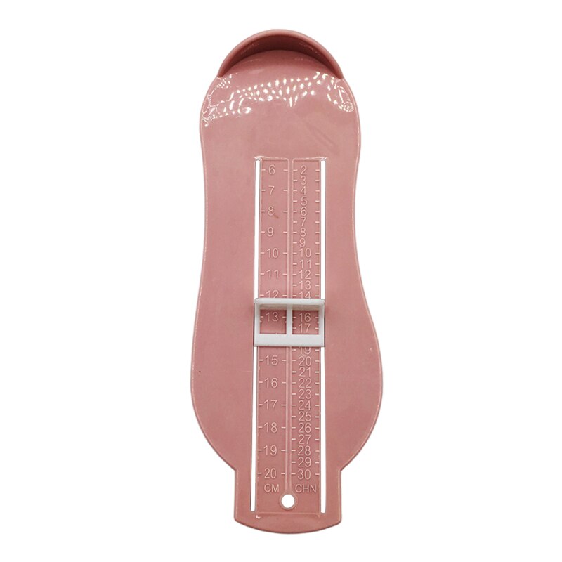 Bébé enfant chaussures taille mesure règle outil enfant infantile pied mesure jauge chaussure enfant en bas âge infantile chaussures raccords jauge pied mesure: Light Pink