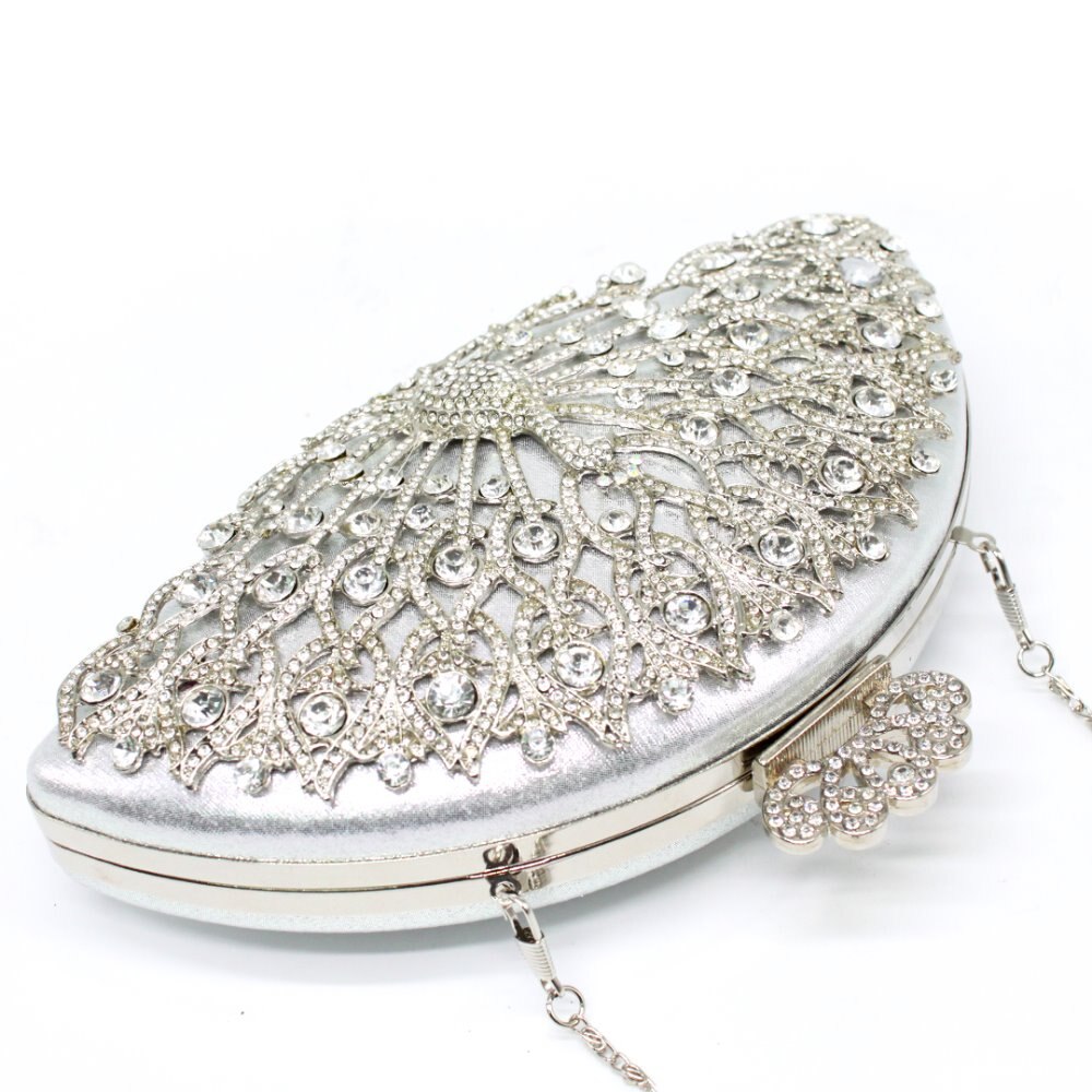 Luxe Vrouwen Avond Tassen Diamond Crystal Vrouwen Party Clutch Bag Mode Bruids Zak Handtas Bolsos