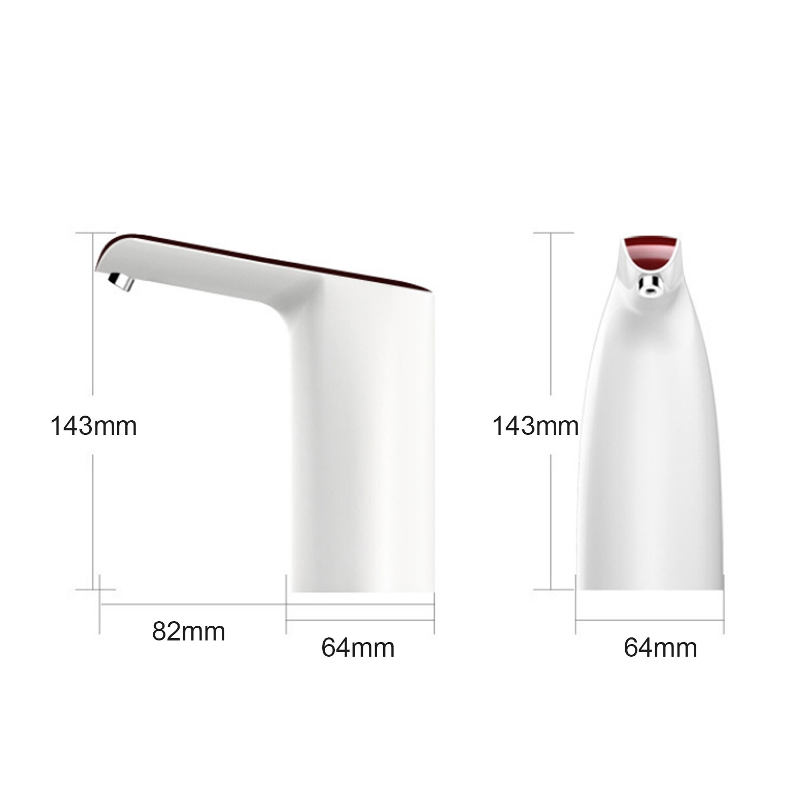 Waterflespomp usb-oplaadsysteem automatische drinkwaterpomp draagbare elektrische waterdispenser waterfles huishoudelijk