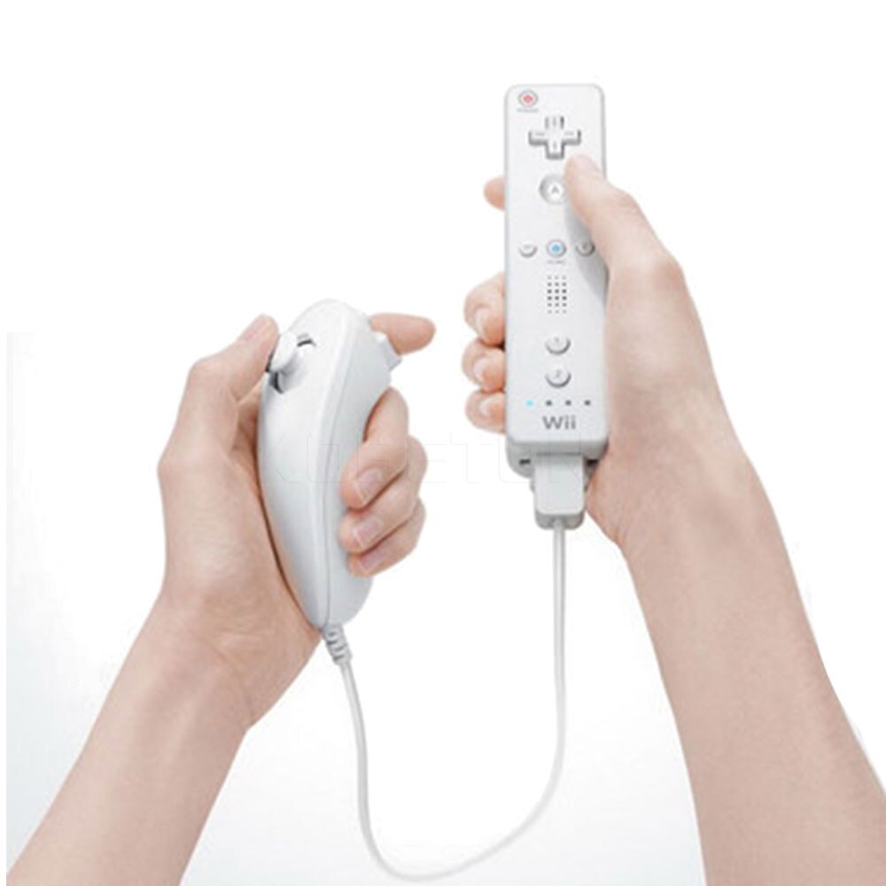mando a distancia NUNCHUCK NUNCHUK en 6 colores para NINTENDO Wii, mando a distancia negro nunchunk, puerto usb