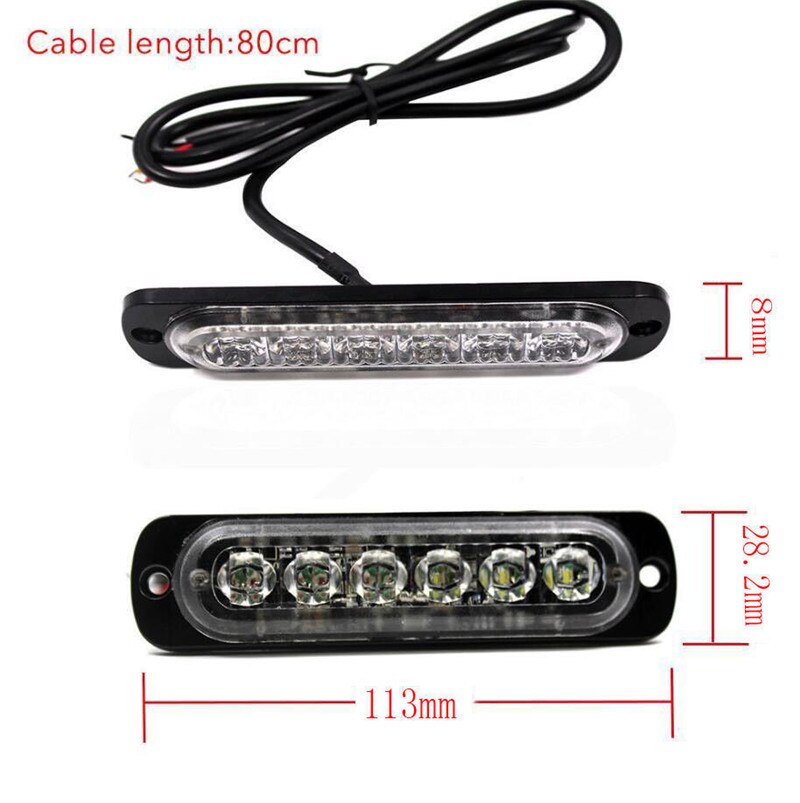 Grün 6 LED Trailer Marker Lichter Strobe LED Seite Marker Lampe Blinkende LED Licht Lkw 12v Seite Marker Für lkw