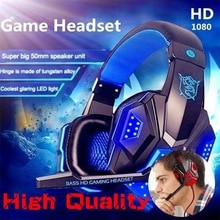 Surround Stereo Gaming Headset Headband Headphone Wired USB 3.5mm LED with Mic for PC PS4 Xbox One Laptops Tablet Smartphones