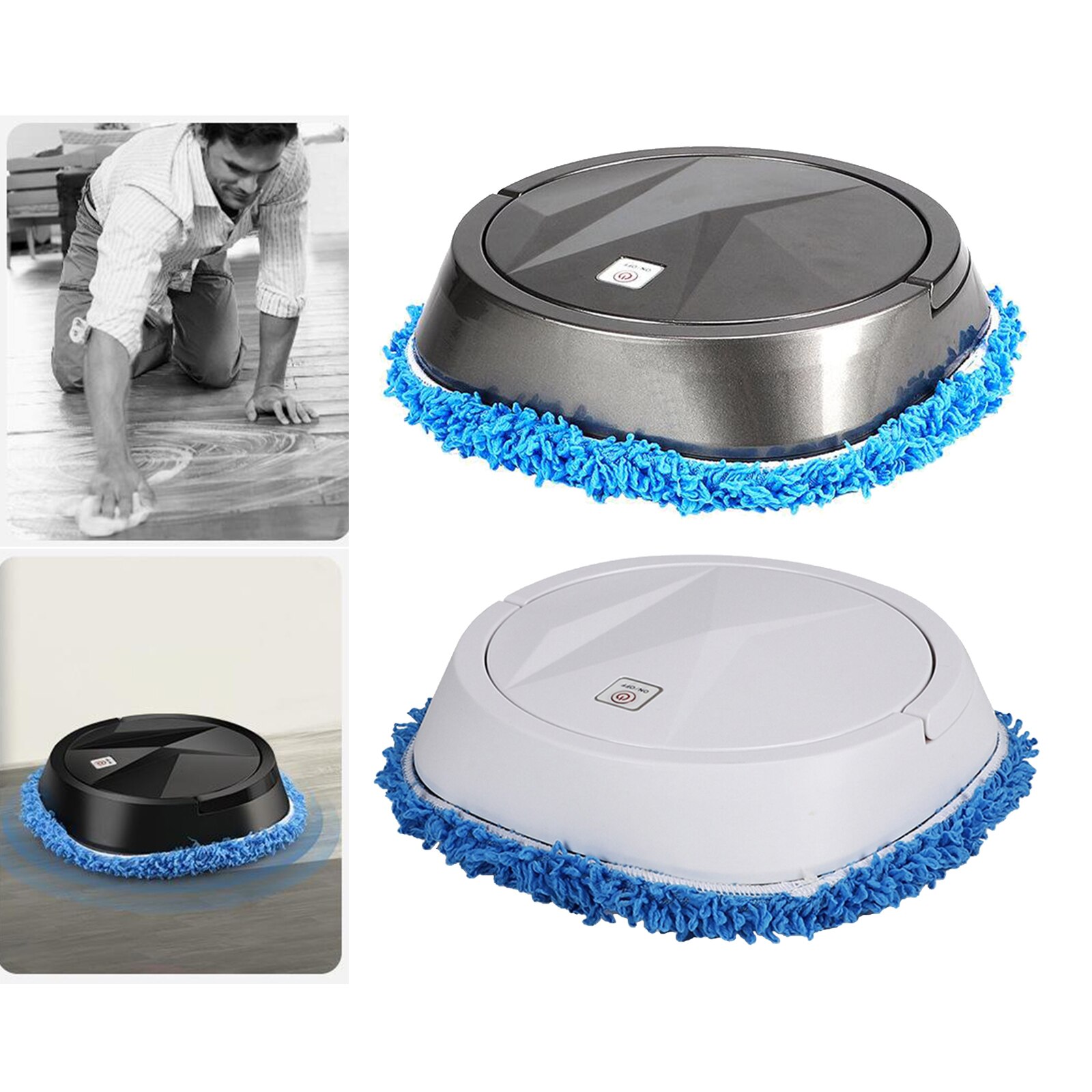 Low Noise Vacuum Cleaner Robotic Floor Sweep Mopping Machine for Tile Floors 1200mAh