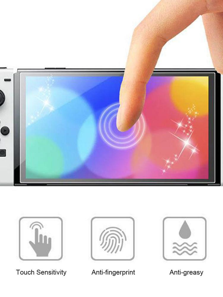 9H HD Schutz Gehärtetem Glas Für Schalter OLED Modell Bildschirm Schutz Für Schalter OLED Modell schutz Film