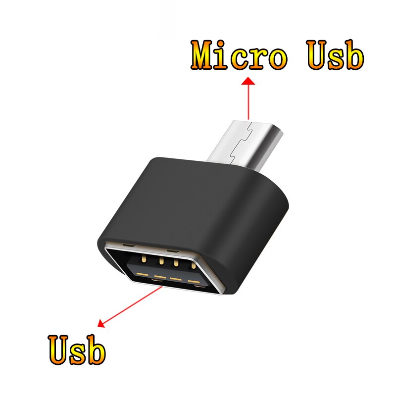Cable adaptador USB OTG tipo C para Samsung, convertidor USB hembra a Micro USB macho para Android para IPhone, para portátil, función OTG: micro usb adapter