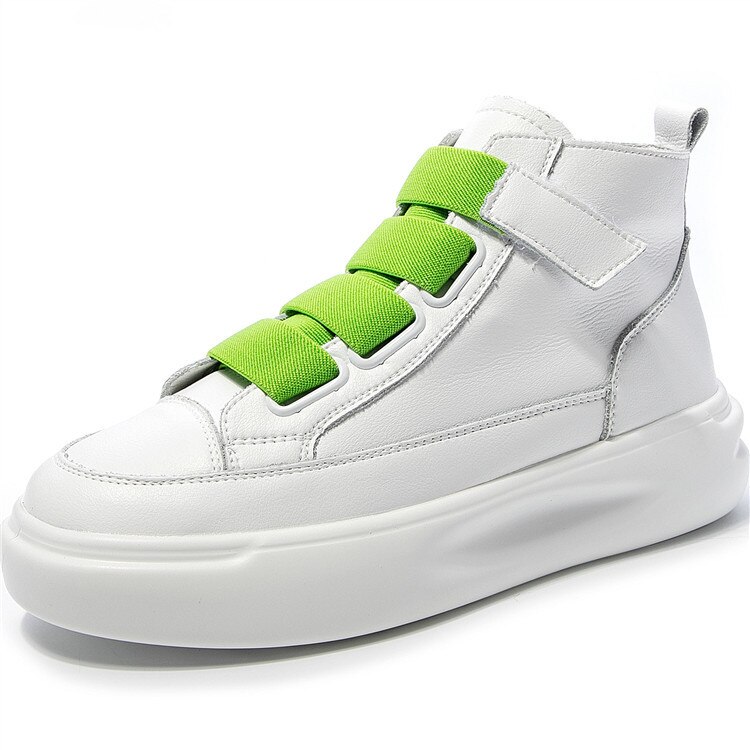 Women's Shoes Flats Velcro Soft Women's Shoes High Top zapatos de mujer chaussures femme women shoes Z12-16: Green / 9
