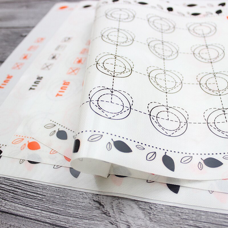 Silicone Baking Mat Macaron Baking Pad Fondant Bakeware Oven Home Non Stick Baking Tools For Cakes Pastry Sheet Dough Roll Mat