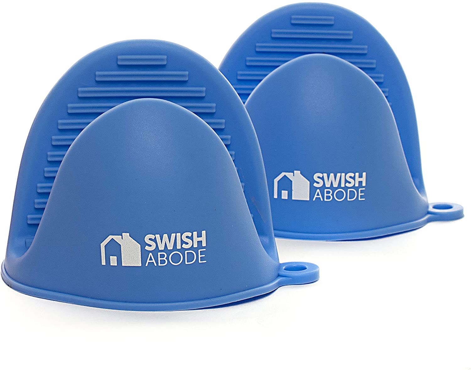 Rode Mini Siliconen Ovenwanten Set(2) voor Instant Pot Of Keuken Gebruik Als Potholder Of Bakken Houder Mini Ovenwant Is Verkocht: Blauw