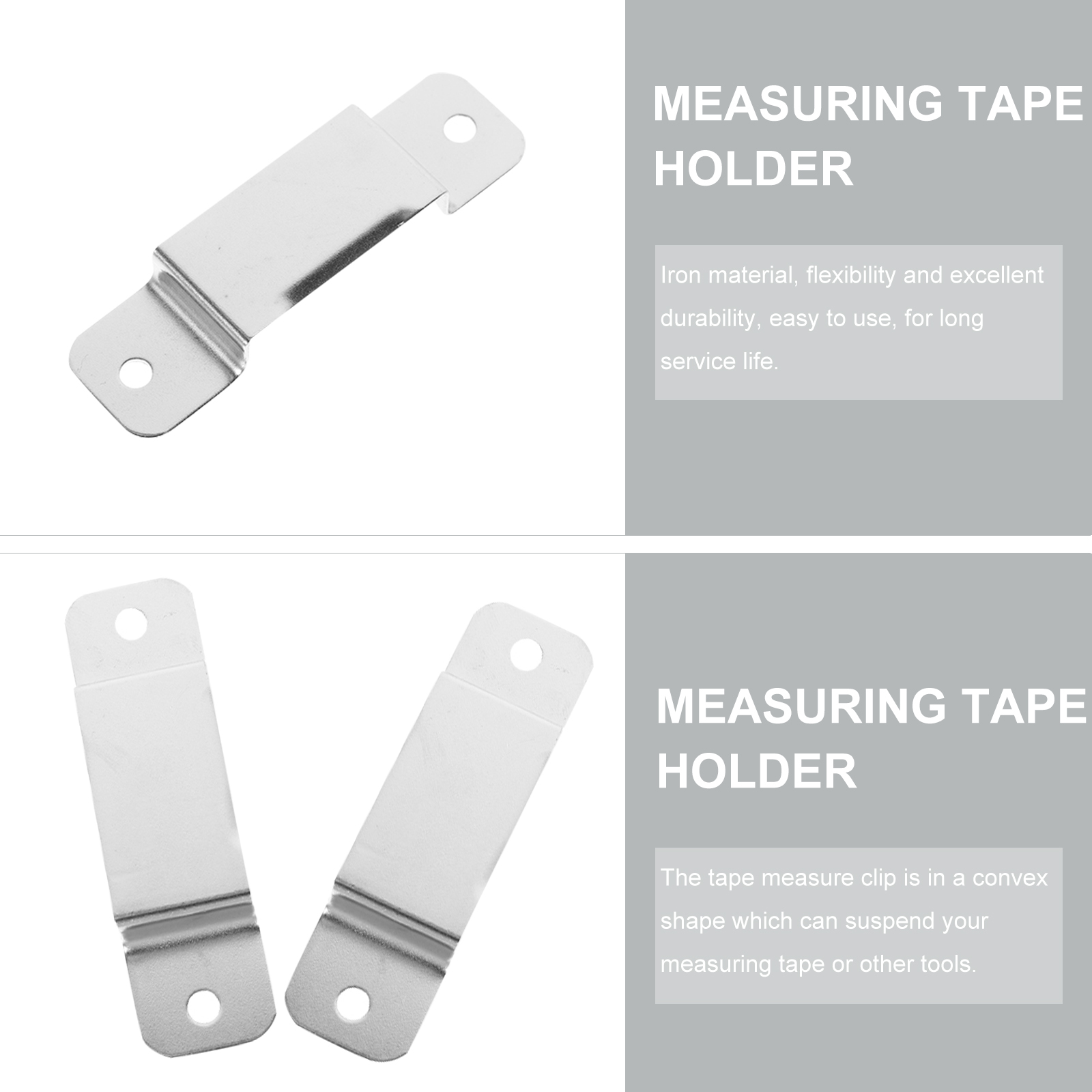 Cinta métrica de 10 Uds., herramienta pequeña, soporte para cinta de cinturón, herramientas para medir cinta, soporte para cinta métrica, Clip para cinta métrica