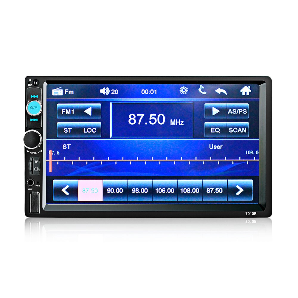 7010B 12V MP5 Spieler 7 Zoll Bluetooth Auto Audio Stereo Fernbedienung