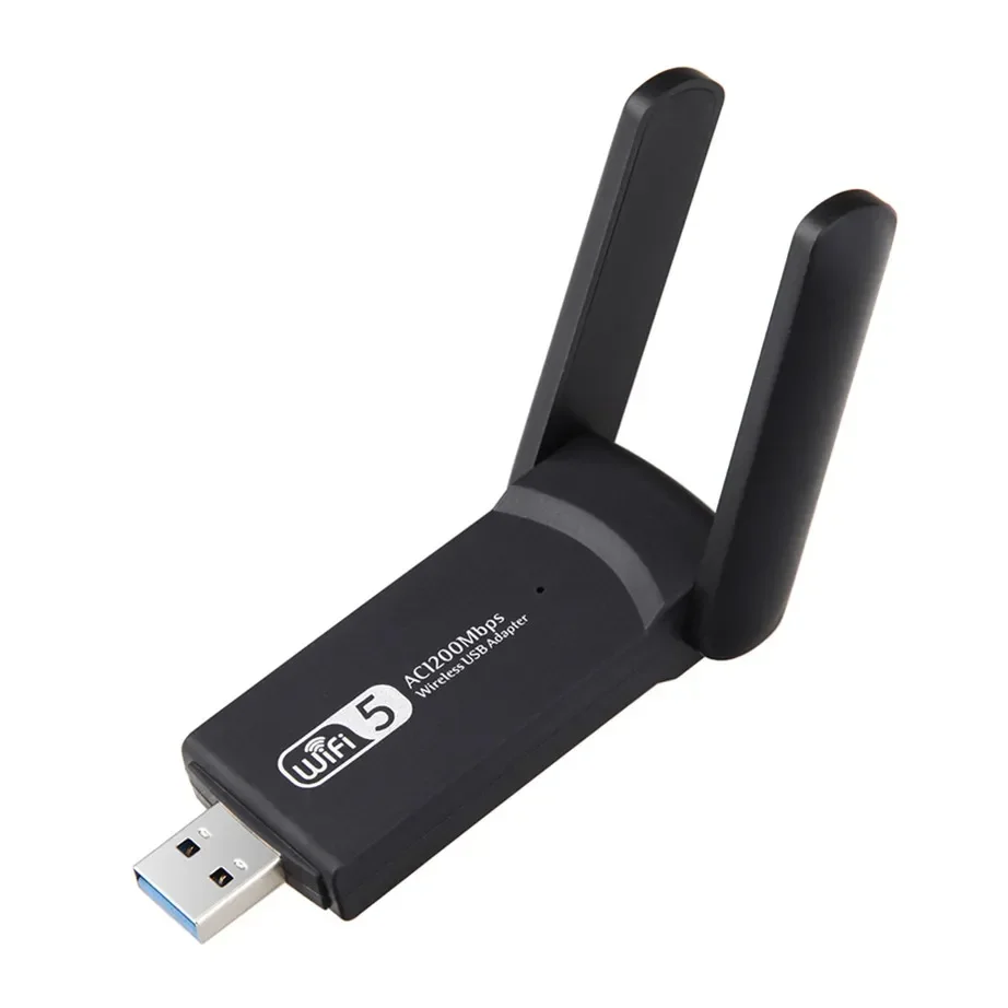 1200Mbps Wireless USB Wifi Adapter Dual Band 5GHz 2.4Ghz 802.11AC RTL8812BU Wifi Antenna Dongle Network Card For Laptop Desktop: Default Title