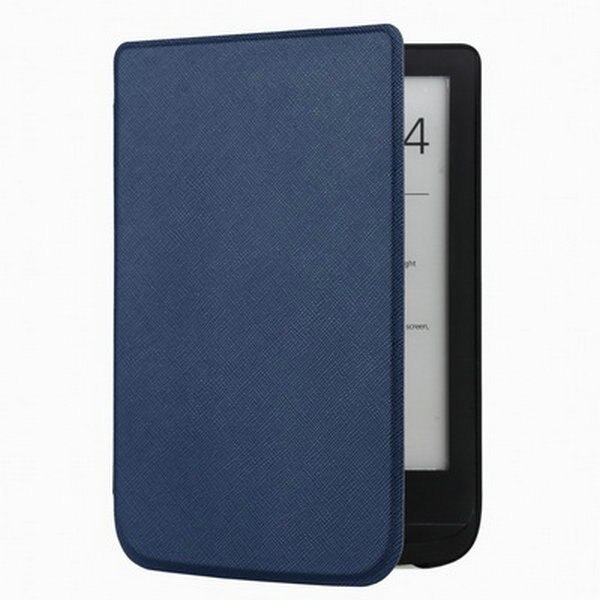 Slim magnetyczne inteligentne etui do Pocketbook 627 616 632 633 dotykowy Lux 4 dotykowy HD 3/podstawowe Lux 2 pokrywa: 616 szw dark blue