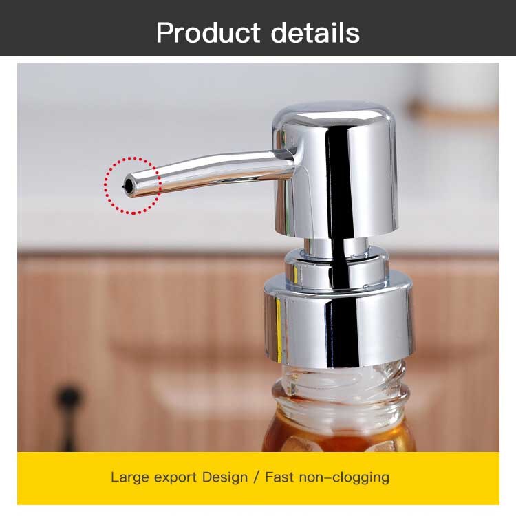 Butelka syropu dysza pompa ciśnieniowa dozownik wyciskacza z korek uszczelniający robić kuchni sos ostrygowy butelka ściskać Ostryga