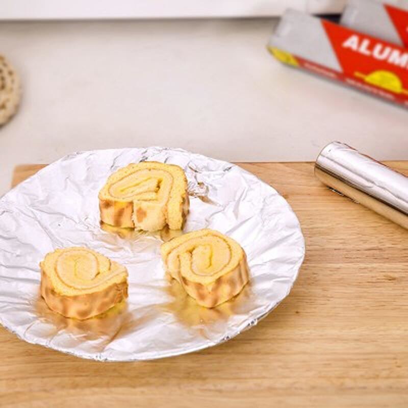 1Pc 5M Wrap Aluminum Metal Tin Foil Paper Food Pack Cook Baking BBQ Grill