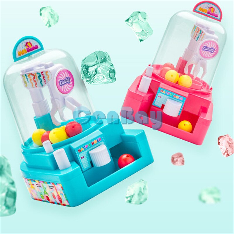 Mini Klaue Arcade Kran Candy Grabber Catcher Kleine Ball Kran Maschine Kinder Handheld Fangen Puppe Ball Grabber für Kinder