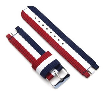 Ballistic Two Piece 19mm Nyon Watch Band Strap Nylon Watch Replacement for Swatch: Multi