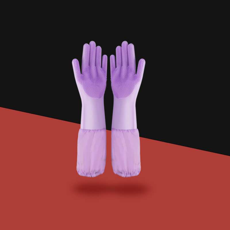 Guantes de limpieza para el cuidado de mascotas, guante de baño para perros y gatos, champú indirecto, depurador de Gel, guante de silicona suave y limpio, protección de la piel de las manos: Oro