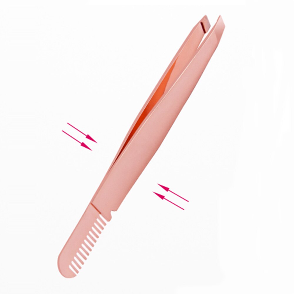 1PC Eyebrow Tweezers Eyelash Extension Sticker Volume Tweezers Bulk Accessories Stainless Steel Lash Tweezer Makeup Tools