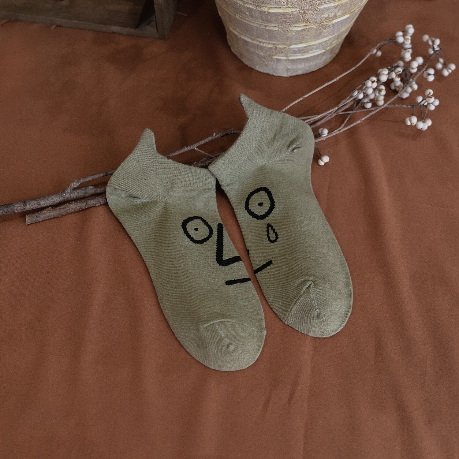 8 Pieces=4 Pairs/Lot Funny Women Boat Socks Cute Harajuku Summer Compression Ankle Socks Breathable and Comfortable TJ3080: 4 Pairs color 6