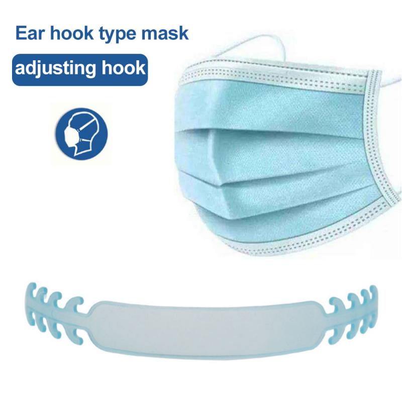 5/3/1pcs Adjustable Face Mask Ear Hook Extension Buckle Earache Prevent Fixer Ear Strap Extension Mask Anti Lock Buckle