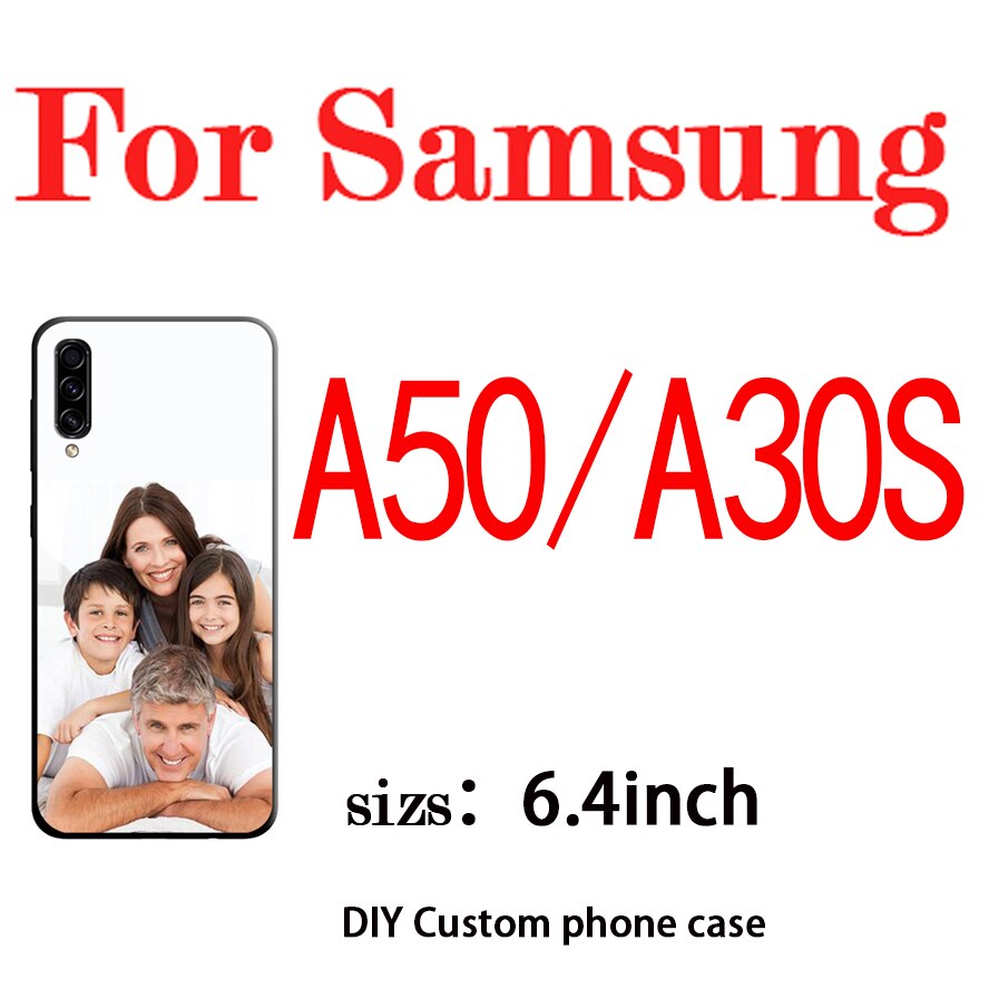 Personalizzato Soft TPU Cassa Del Telefono Per Samsung A10 A20 A30 A40 A50 A60 A70 M10 M20 M30S M40 A01 A11 a21 A31 A51 A71 A20E A20S copertura: For Samsung A50