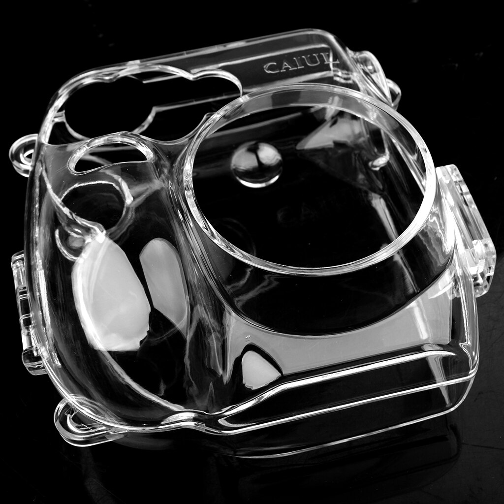 Leuke Crystal Clear Hard Camera Case Cover Met Riem Voor Fujifilm Instax Mini 7 S Beschermhoes Cover Pouch Schouder band