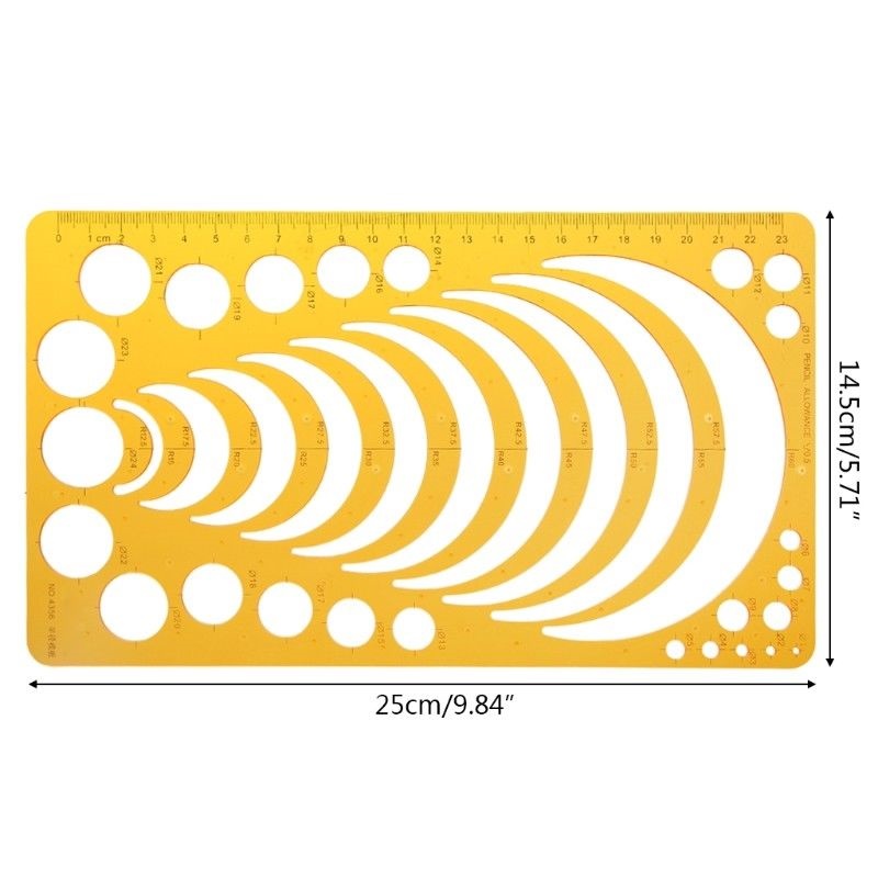 Xrhyy flödesschema symbol utarbetande mall linjal stencil mätverktyg elev skola produkt kit lab & vetenskapliga förnödenheter: 4356