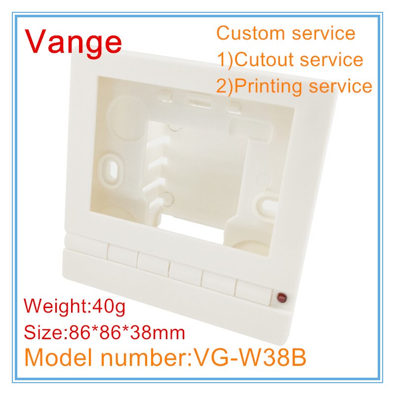 1pcs/lot electronic control box 86*86*26mm wall mount ABS plastic housing enclosure case