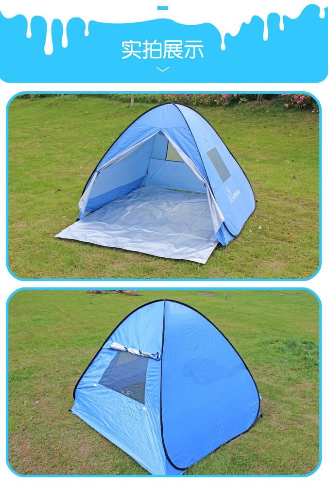 draussen Baby Strand Zelt Schutz Sport Camping Zelt UV Schutz Sommer Zelt für Angeln Picknick Strand Park: blau