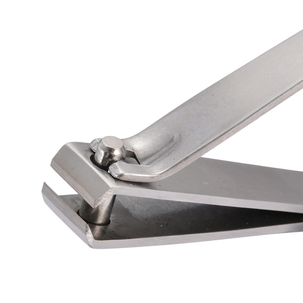 Stainless steel nail clippers trimmer finger toe scissors pedicure 1 tool