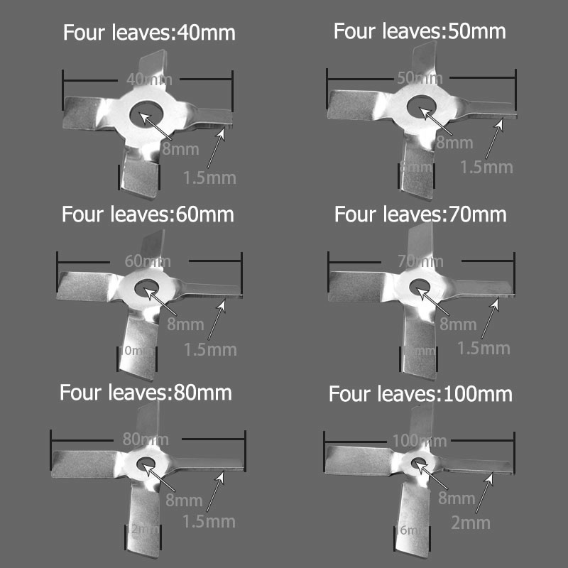 Labor 304 edelstahl rühren Bar sägezahn typ rührer Streuung disk, runde platte dispergieren Propeller rühren klinge Rührgerät