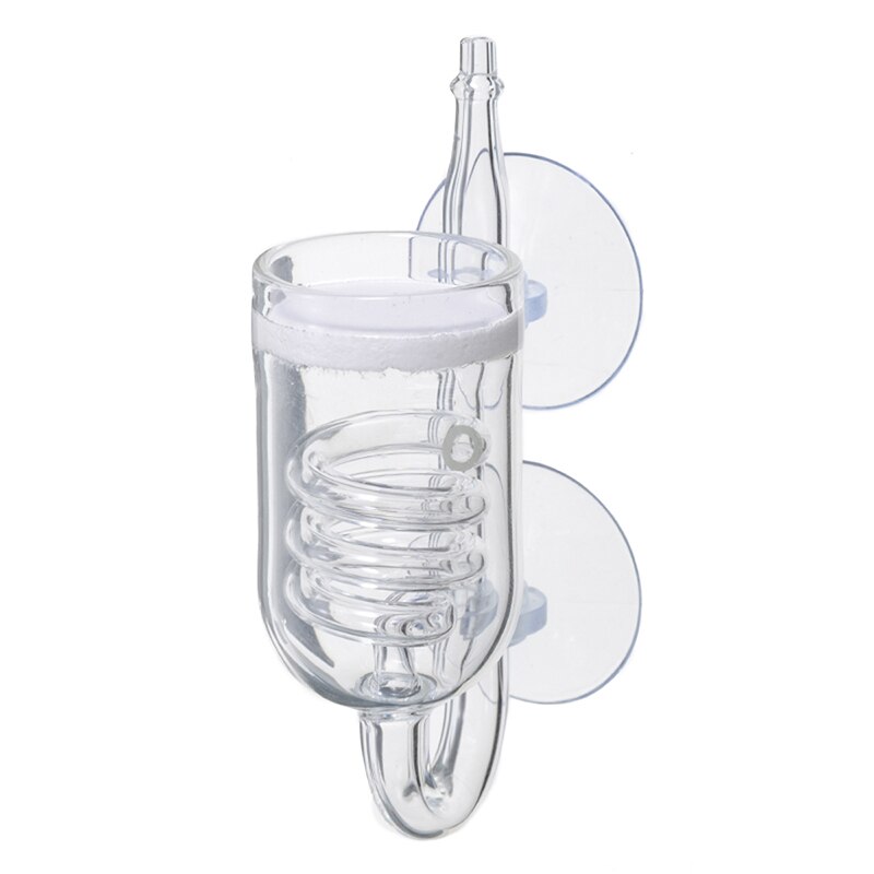 1 PC 3.5*8.5cm Aquarium Glass CO2 Diffuser U-shape Plants Tank Atomizer Solenoid Regulator Moss CO2 Atomizer