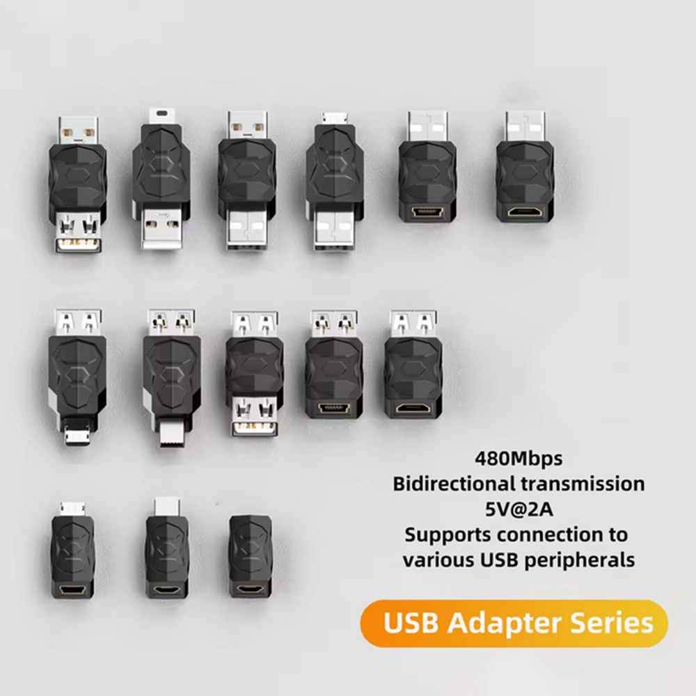 1-10Stck USB zu Mikro Mini Typ-C USB Adapter Konverter USB Männlich Weiblich Konverter für Telefon Tablette Kamera Ladung Adapter
