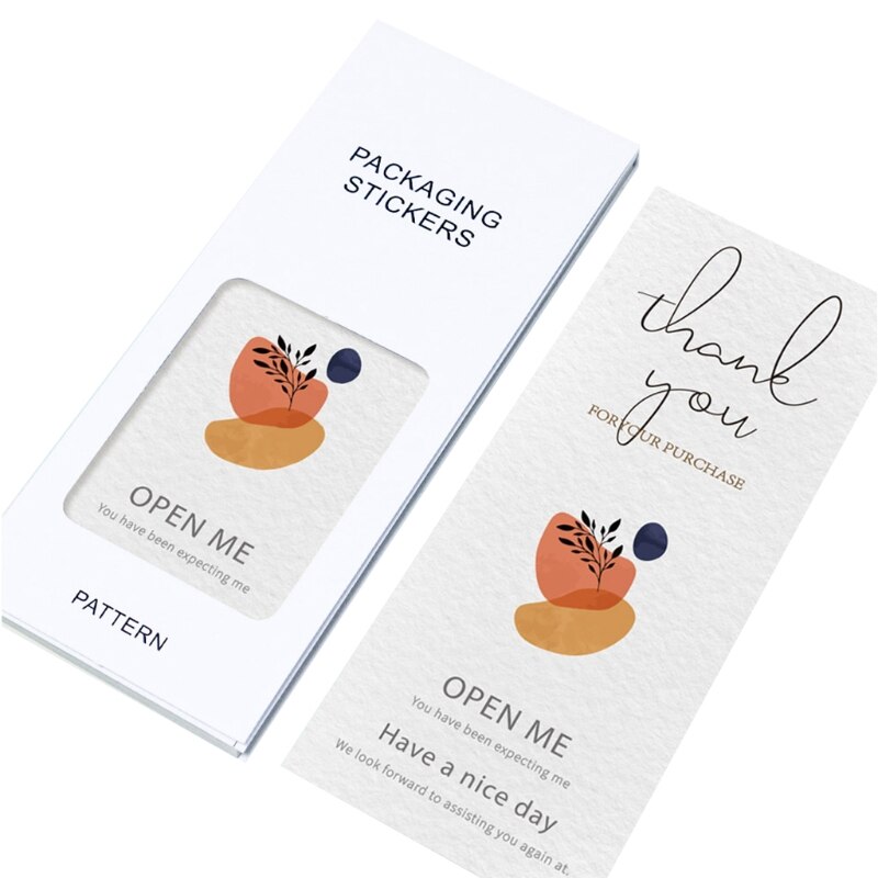 50 Pcs Bedankt Etiketten Creammuffin Sticker Waterdichte Verpakking Sticker Voor Afdichting Cookie Bag, Verjaardagen Cadeaupapier: C3