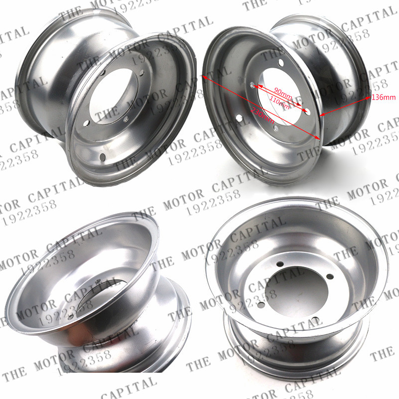 3 soorten ATV 8 inch Banden Wiel wit hub 8 inch Vacuüm Banden 19X7-8 inch 18*9.5- 8 inch Velgen