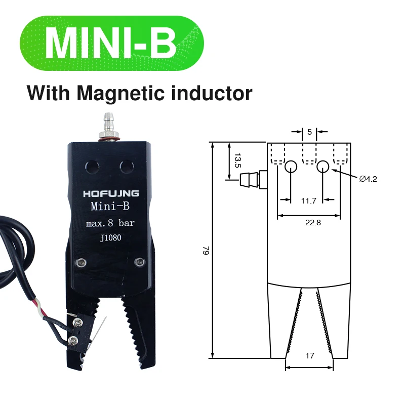 Koceru pneumatic mini gripper  j1080/1060 manipulator accessories, mechanical device, water outlet clip for industrial robots