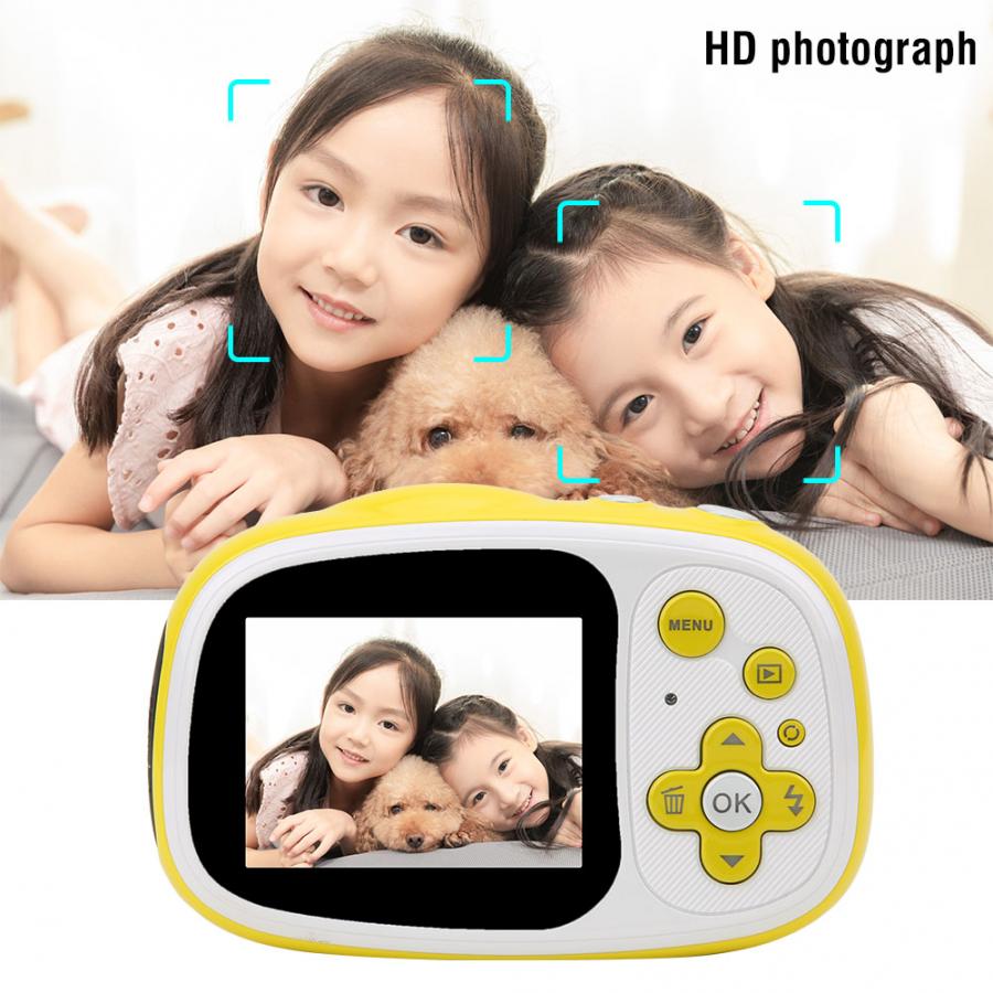 2 Inch IPS 720P HD Scherm 8MP Waterdichte 6X Zoom Kinderen Digitale Camera Leuke Verjaardag cadeau