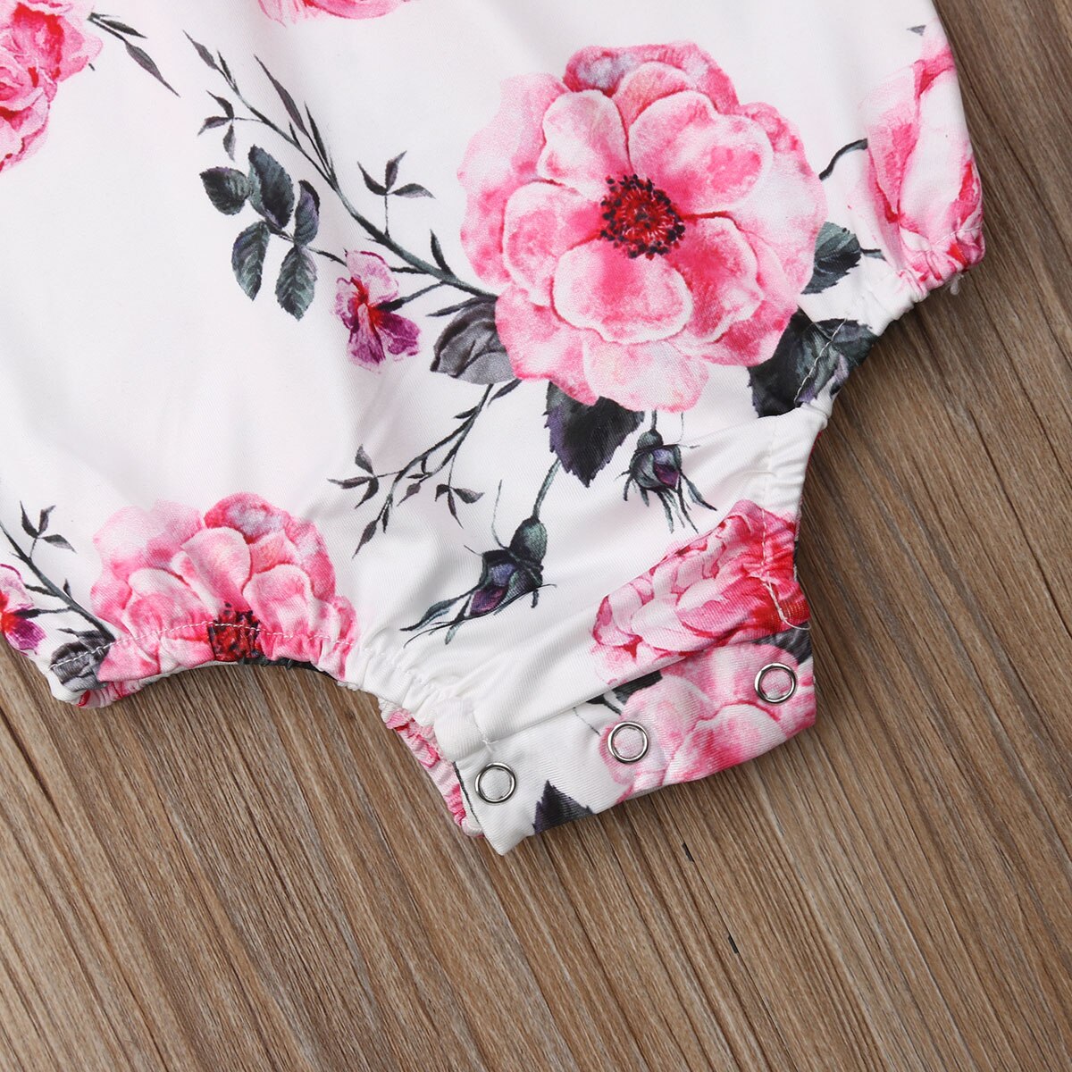 Brand Newborn Infant Kids Baby Girl Boy Clothes Sets Bodysuits 2PCS Short Sleeve Floral Print Jumpsuits+Long Stockings