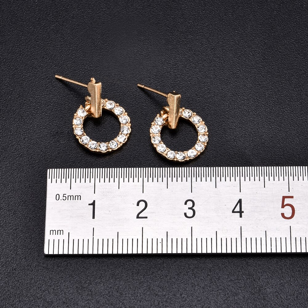 Neue Frauen Zucht Hochzeit Ohrringe Einfache Hypoallergen Kreis exquisit Mini Ohrringe Weiblichen Schmuck