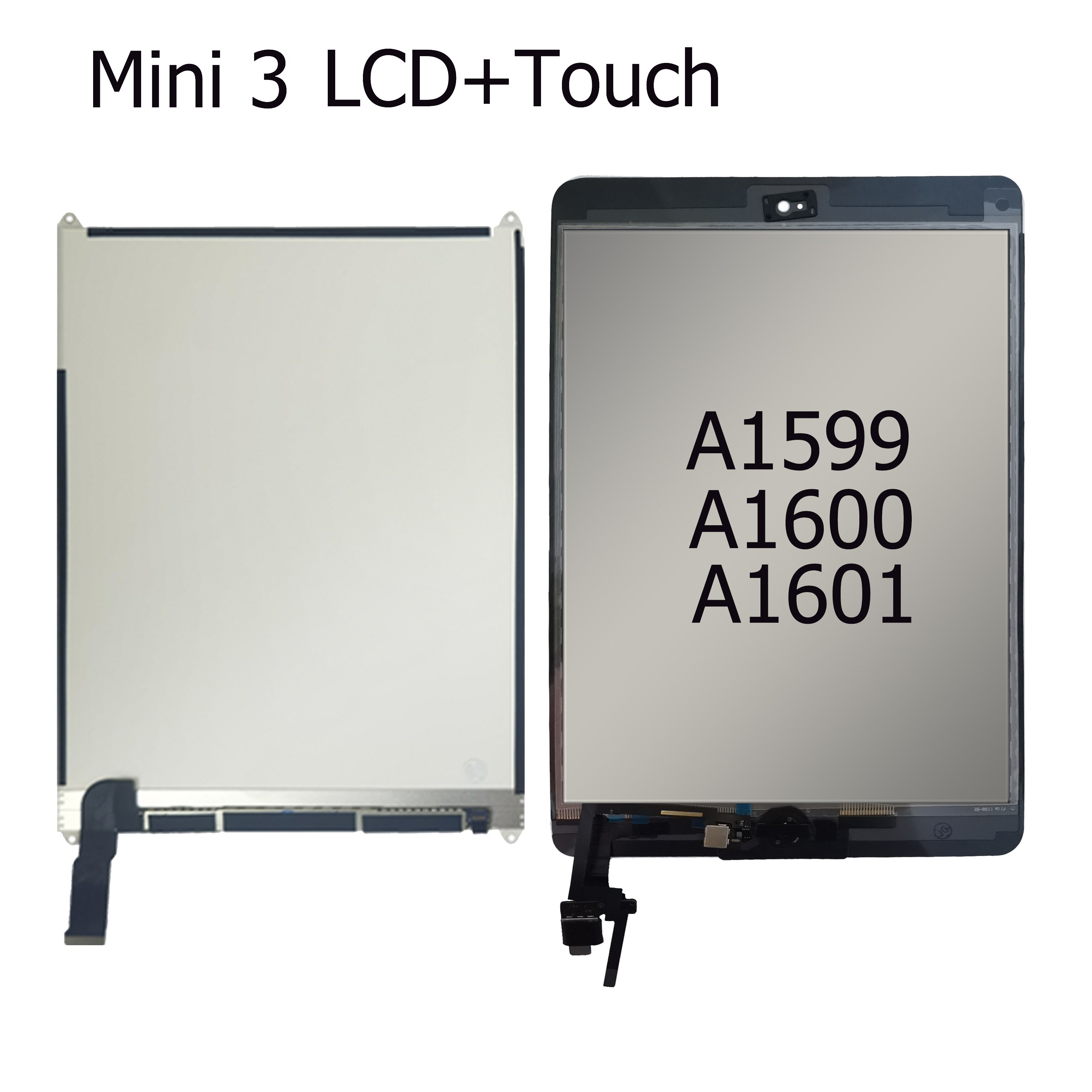 Lcd En Touch Screen Display Getest Voor Apple Ipad Mini1 Mini2 Mini3 A1432 A1454 A1455 A1489 A1490 A1491 A1600 A1601 mini 1 2 3