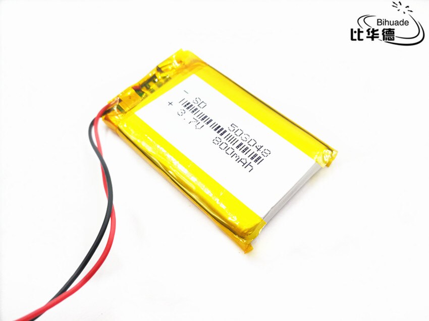 Rechargeable 3.7V 503048 053048 800MAH lithium polymer Battery For MP3 MP4 Bluetooth GPS wireless stereo headset tablet battery