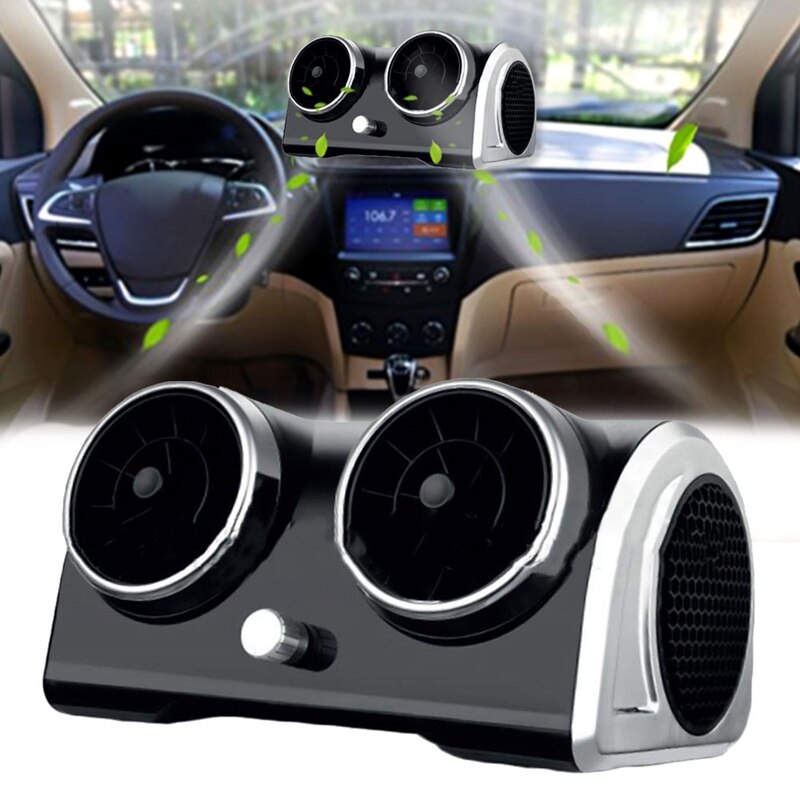 12V Auto Bladeless Elektrische Auto Koelventilator Motor Koeling Draagbare Desktop Koeler Voor Voertuig Vrachtwagen Rv Suv Boot accessoire