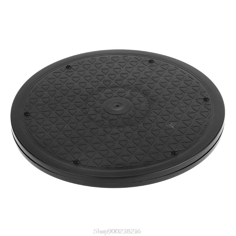 10" Round Bonsai Turntable Rotating Plate Wheel Revolving Home Kitchen Cake Display Stand Ceramic Clay Au27