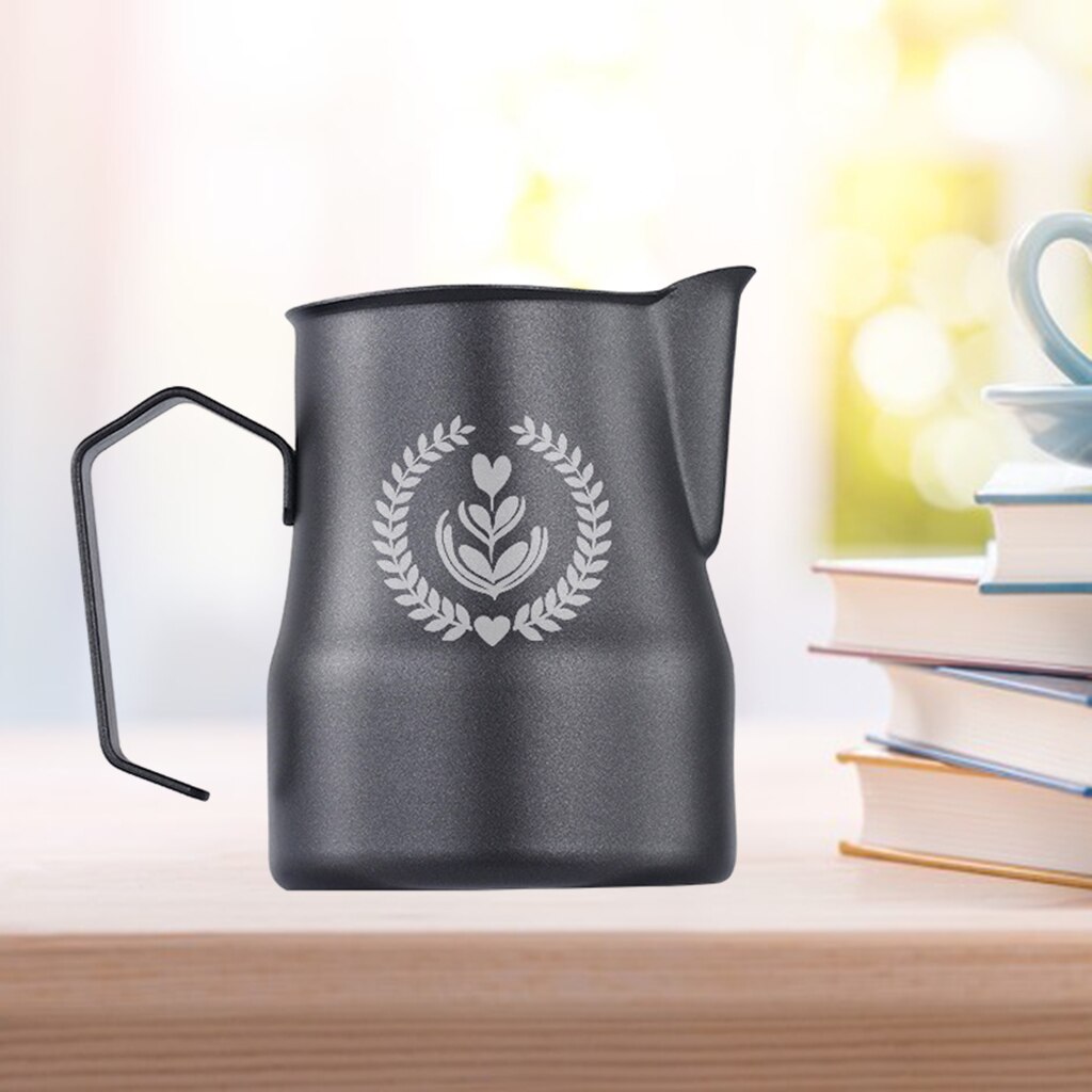 Stainless Steel Milk Frothing Jug Cappuccino Barista Tool Milk Espresso Steam Pitcher for Espresso Machine