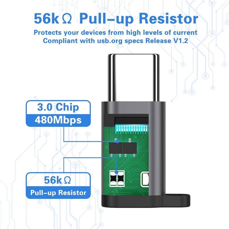 Station d&#39;accueil Micro à Type C, adaptateur de charge, support pour Huawei P20 P30 Pro Samsung S10 S20 Plus, chargeur Usbc